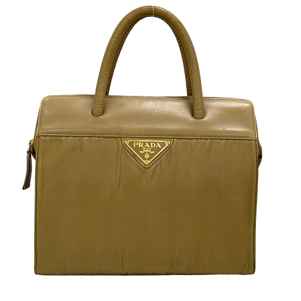 Prada Handbag Nylon Leather